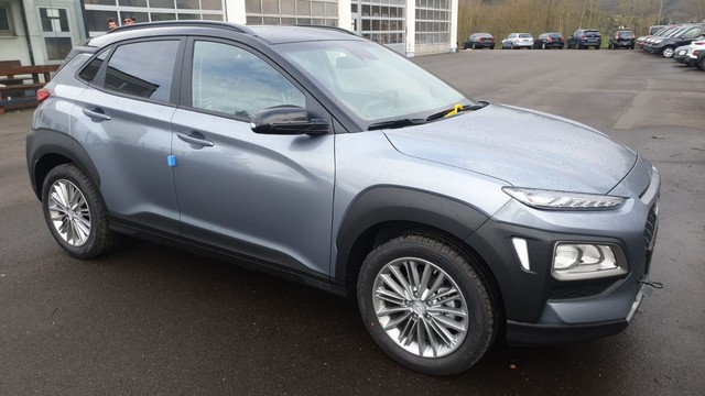 Hyundai Kona - 1.0 T-GDI 120 Navi/Krell/17''/Teilleder/Dach-Schwarz