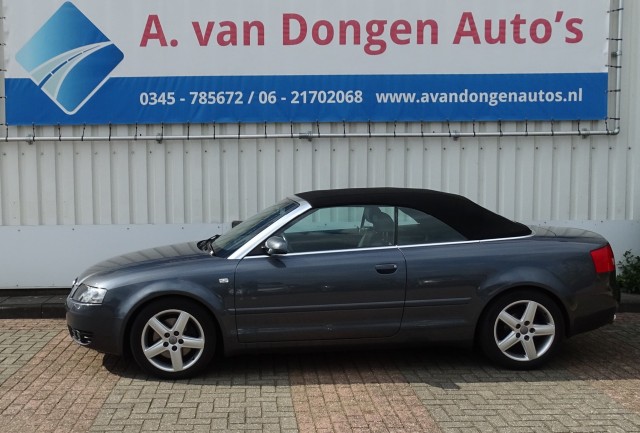 AUDI A4 Cabriolet 2.4 V6 PRO LINE Automaat,Leer,Xenon,Stoelverw, A van Dongen auto's, Asperen