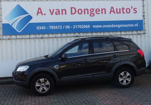 CHEVROLET CAPTIVA 2.4I SHADOW,Leer,Clima,Incl Nieuwe APK, A van Dongen auto's, Asperen