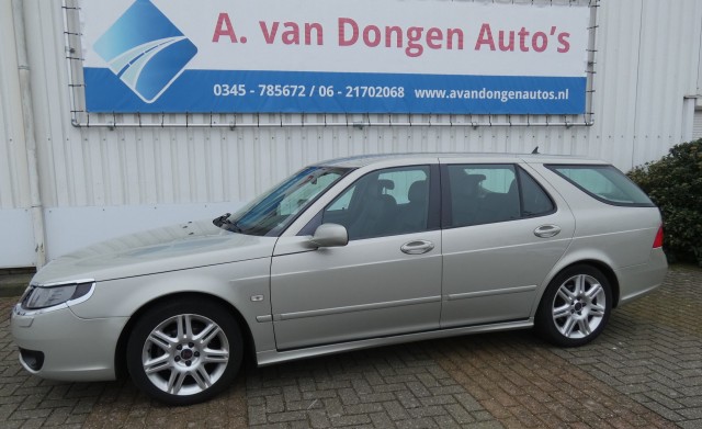 SAAB 9-5 2.0T ARC Automaat,Leer,Navi,PDC,Trhaak,Keurig, A van Dongen auto's, Asperen