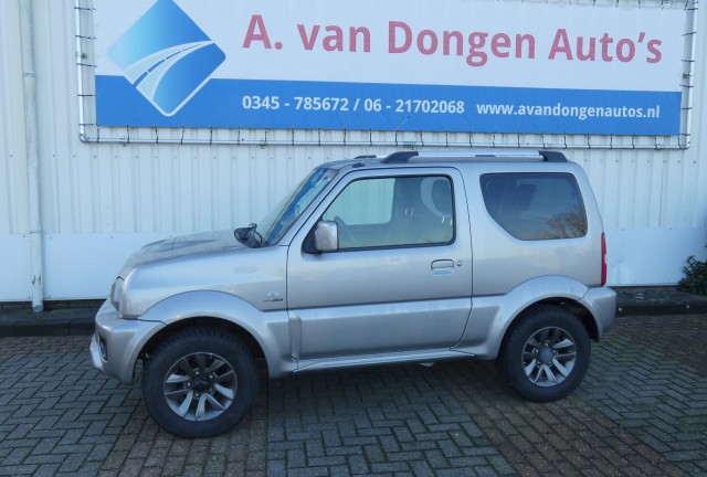 SUZUKI JIMNY 1.3 EXCLUSIVE 4WD,Leer,Stoelverw,1e Eignr,Trhaak, A van Dongen auto's, Asperen