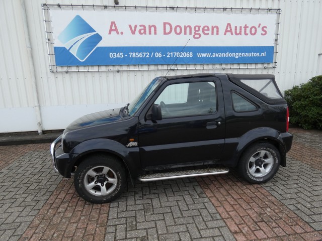 SUZUKI JIMNY 1.3 JLX CABRIO JOY,Stuurbekr,Softtop,Zo mee, A van Dongen auto's, Asperen