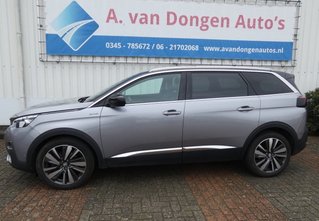 PEUGEOT 5008 1.2 PURETECH GT-LINE,Leer,Navi,Led,Pano,7Pers,DealerOH, A van Dongen auto's, Asperen