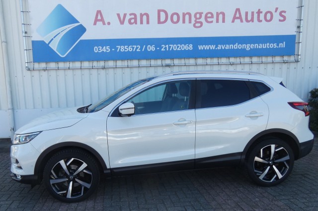 NISSAN QASHQAI 1.2 TEKNA + Automaat,360.Pano.Navi,360,Parelmoer, A van Dongen auto's, Asperen