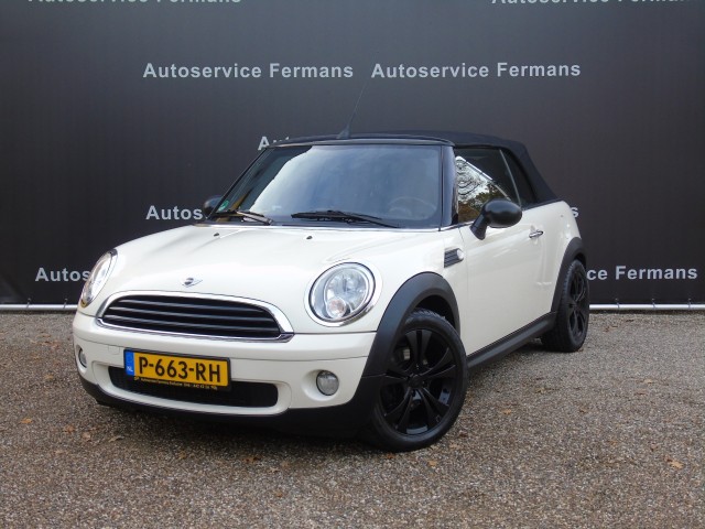 MINI ONE 1.6 Cabrio - PDC- White Edition. , Autoservice Fermans Exclusive, Amstenrade