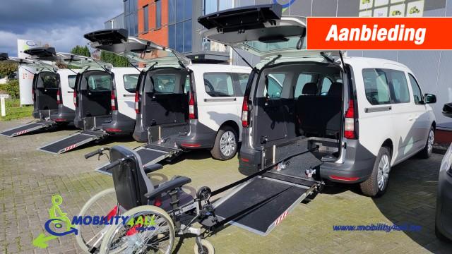 VOLKSWAGEN CADDY MAXI 2.0 TDi BleuMotion Euro 6 geschikt voor 1 rolstoel nieuw leverbaar bij Mobility4all