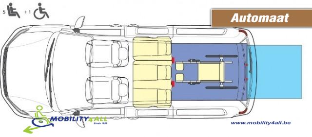 VOLKSWAGEN CADDY MAXI 2.0 TDi BleuMotion Euro 6 geschikt voor 1 rolstoel nieuw leverbaar bij Mobility4all