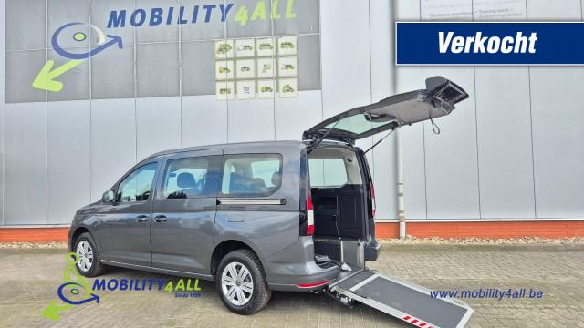 VOLKSWAGEN CADDY MAXI 2.0 TDi BleuMotion Euro 6 geschikt voor 1 rolstoel nieuw leverbaar bij Mobility4all