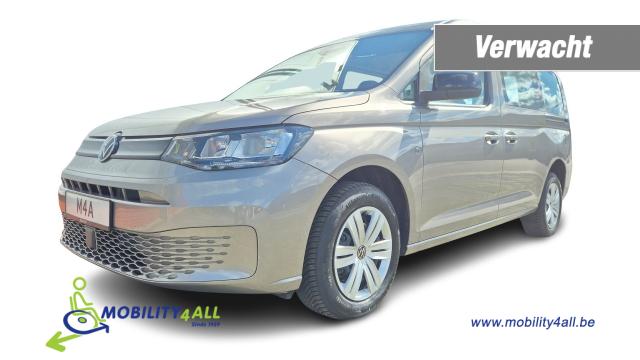 VOLKSWAGEN CADDY MAXI 2.0 TDi BleuMotion Euro 6 geschikt voor 1 rolstoel nieuw leverbaar bij Mobility4all