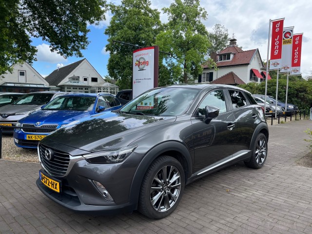 MAZDA CX-3 2.0 SKYACTIV-G 120 GT-LUXURY AUTOMAAT / NAVI / HUD / KEYLESS, Autobedrijf de Jong, Helvoirt