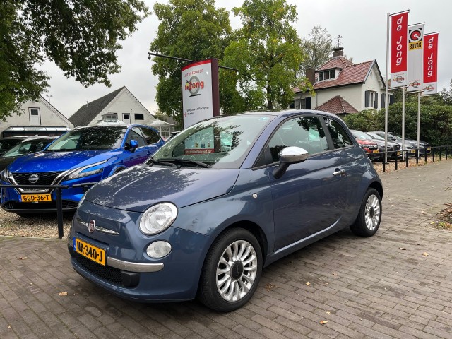 FIAT 500 1.2 LOUNGE / PANODAK / AIRCO / 15'' LM-VELGEN / METALLIC, Autobedrijf de Jong, Helvoirt