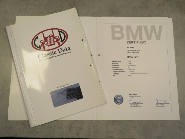 BMW OVERIGE 327 / 328 cabriolet / BMW classic certificaat, Garage Groenouwe, Bathmen