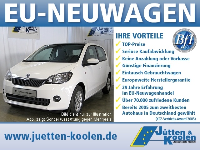 Skoda Citigo - 5-Türer Ambition 1.0 MPI 75PS
