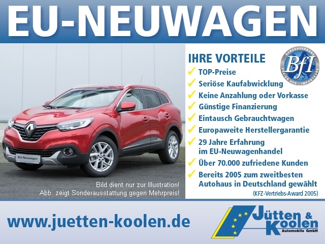 Renault Kadjar - Limited Energy dCi 110 ECO 5J. Garantie