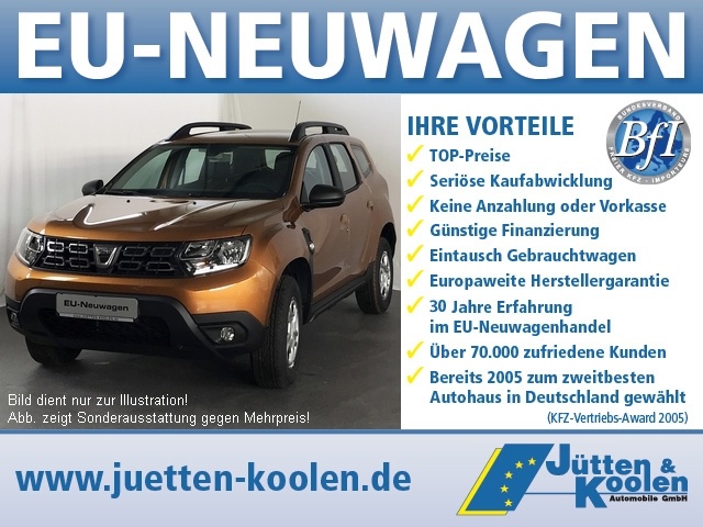 Dacia Duster - (NEU) Comfort 1.5 dCi 110 Start/Stop 4x2 EDC