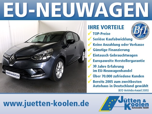 Renault Clio - Limited 0.9 TCe 90 +KLIMA- & EASY-PAKET, PDC