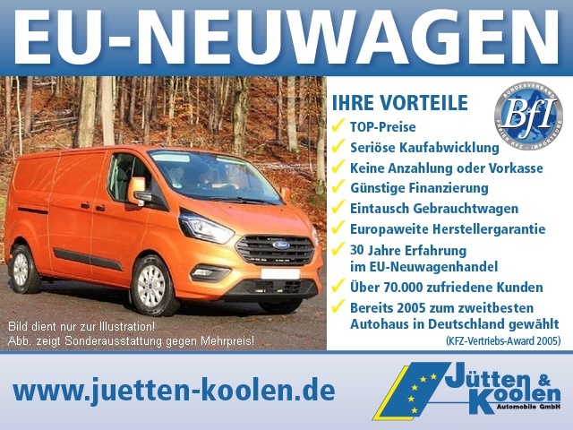 Ford Transit custom - KASTENWAGEN 300 L1 H1 2.0 TDCi KLIMA RADIO AHK