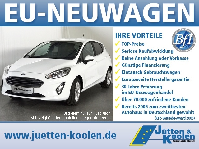 Ford Fiesta - 5-Türen S-Edition 1.1 +Winter-Paket +SYNC3 8 Zoll