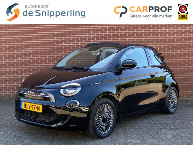 FIAT 500 ICON 42 KWH CABRIO NAV CRUISE CARPLAY PDC LMV , Autobedrijf de Snipperling Deventer, Deventer