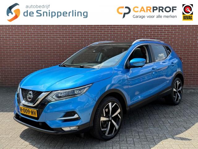 NISSAN QASHQAI 1.3 DIG-T TEKNA NAVI CLIMA PANO ADAP-CRUISE STOELV TREKHAAK, Autobedrijf de Snipperling Deventer, Deventer
