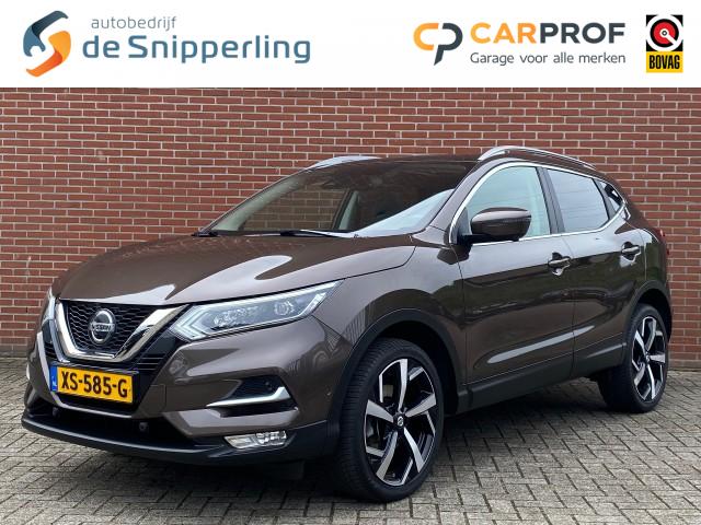 NISSAN QASHQAI 1.2 TEKNA + NAV 360 CAMERA CLIMA CRUISE PANO STOELVERW , Autobedrijf de Snipperling Deventer, Deventer