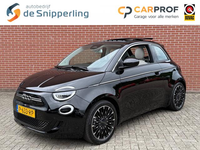 FIAT 500E LA PRIMA 42 KWH SCHUIF/KANTEL NAVI CLIMA CAMERA PDC STOELV, Autobedrijf de Snipperling Deventer, Deventer