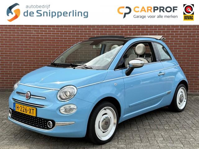FIAT 500 0.9 TWINAIR T Spiaggina 58 NAVI CARPLAY CLIMA CRUISE RETRO-VELGEN, Autobedrijf de Snipperling Deventer, Deventer