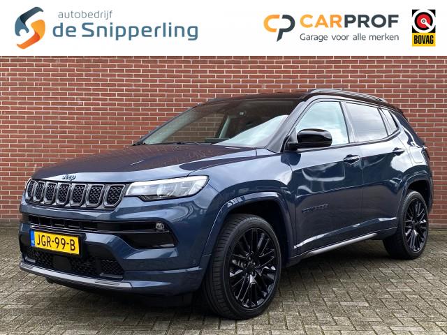 JEEP COMPASS 4XE 240 HYB. S ADAPTIVE CRUISE NAV STOELVW CARPLAY DAB LMV LEER, Autobedrijf de Snipperling Deventer, Deventer