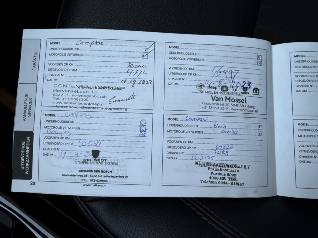 JEEP COMPASS 1.3T Limited AUTOMAAT NAVI CLIMA LEDER CAMERA PDC, Autobedrijf de Snipperling Deventer, Deventer