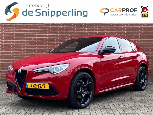 Alfa romeo Stelvio - 2.0T AWD VELOCE Q4 280pk NAVI CLIMA LEDER STOELVW STUURVW