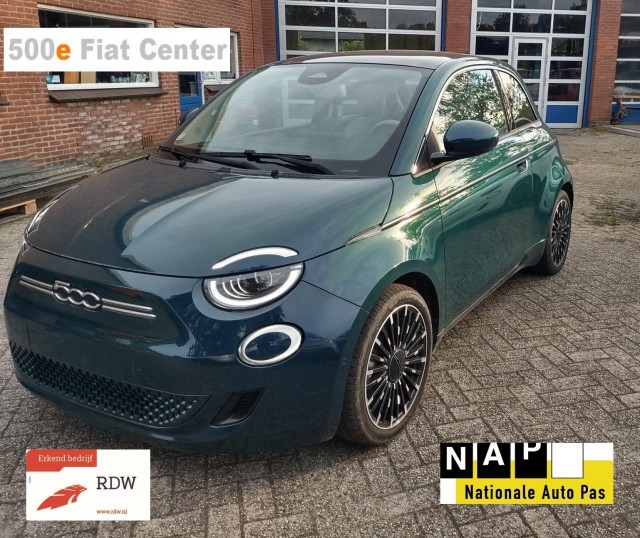 FIAT 500 E-La Prima -By Bocelli HIFI- Met Najaarskorting , 500e Fiat Center , Kortenhoef