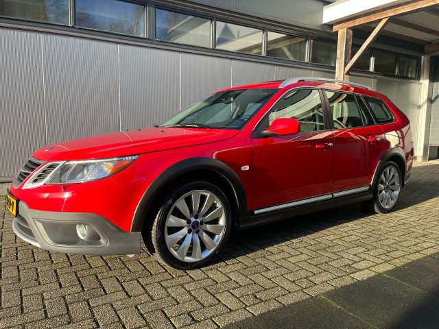 SAAB 9-3 9-3 X Aero 4x4 20 ltr automaat in ROOD, W. ter Braake Motoren, Nijeveen