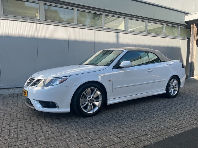 SAAB 9-3 Aero 20 ltr Wit 72000 km Beige Kap Beige Leer, W. ter Braake Motoren, Nijeveen