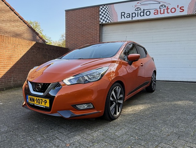 NISSAN MICRA 0.9 IG-T TEKNA 360° camera  Lane assist  2e eigenaar NAP , Rapido Auto's, Enschede