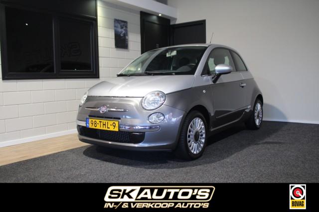 FIAT 500 - 1.2 BICOLORE NAP! ELEK RAMEN AIRCO CENTRAAL BLUE EN ME ALL-IN! 