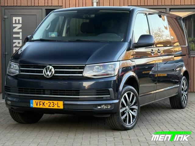 VOLKSWAGEN TRANSPORTER 2.0 TDI L2H1 DC HIGHLINE DSG led dubbele deur acc 18'', Mentink Auto's, Wijhe