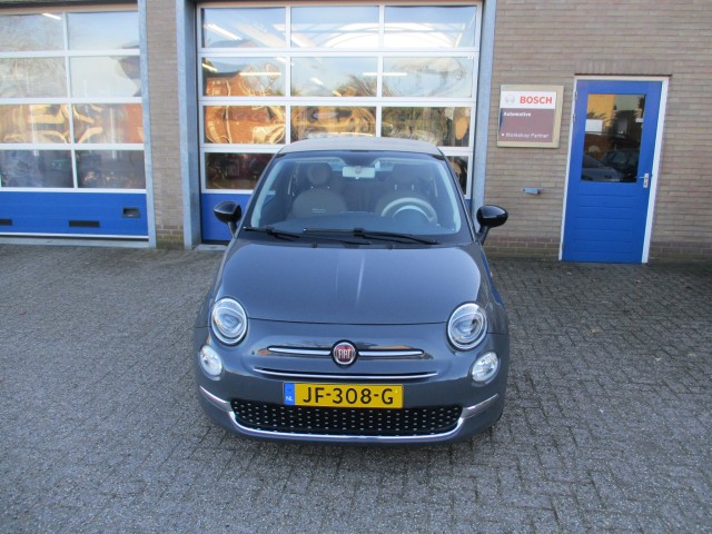 FIAT 500 0.9 TWINAIR T LOUNGE Cabrio Lederen bekleding  Achteruitrij detectie, Autobedrijf JAWI, Aalten