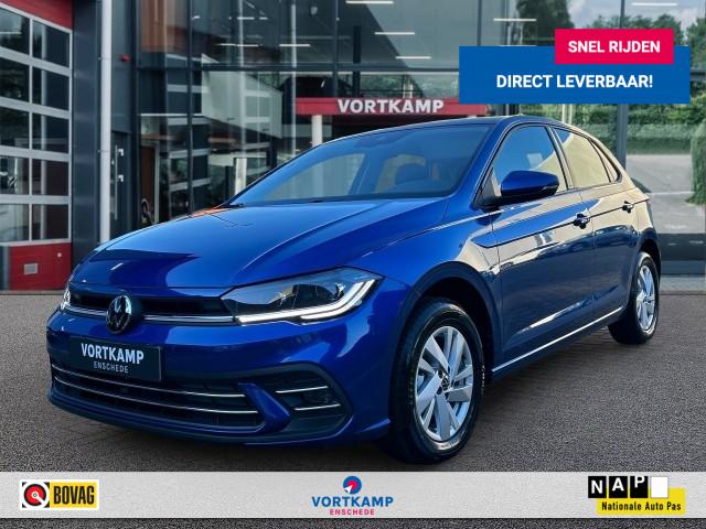 VOLKSWAGEN POLO NIEUWE AUTO!! 1.0 TSI STYLE LED/ACC/STOELVERW/CARPLAY/PDC, Vortkamp Enschede, Enschede