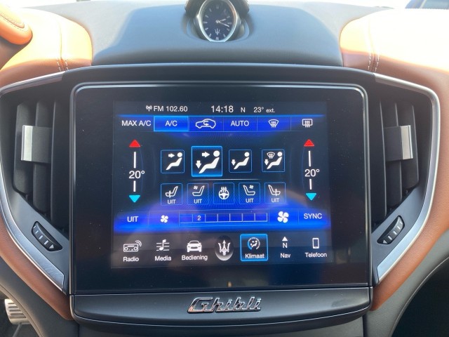 MASERATI GHIBLI 3.0 TDI BOWERS WILKINS/LEDER/CAMERA/NAVI/STOELVERW/ACC, Vortkamp Enschede, Enschede
