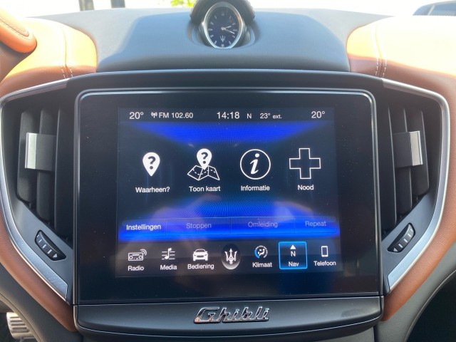 MASERATI GHIBLI 3.0 TDI BOWERS WILKINS/LEDER/CAMERA/NAVI/STOELVERW/ACC, Vortkamp Enschede, Enschede