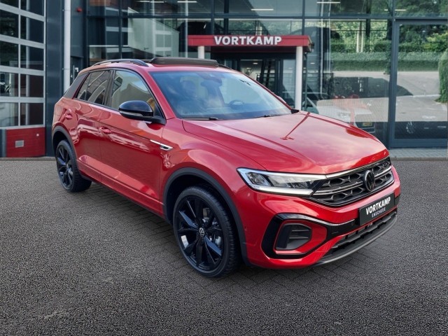 VOLKSWAGEN T-ROC 1.5 TSI DSG R-LINE BLACK-OPTIC PANO-DAK/CAMERA/CARPLAY/ACC/STOEL, Vortkamp Enschede, Enschede