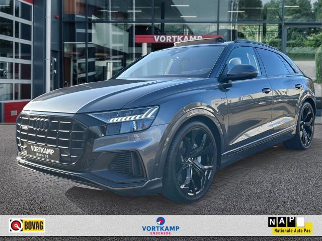 AUDI Q8 55 TFSIe QUATTRO S-LINE PANO-DAK/B&O/CAMERA/MEMORY/NAVI/CARPLAY, Vortkamp Enschede, Enschede