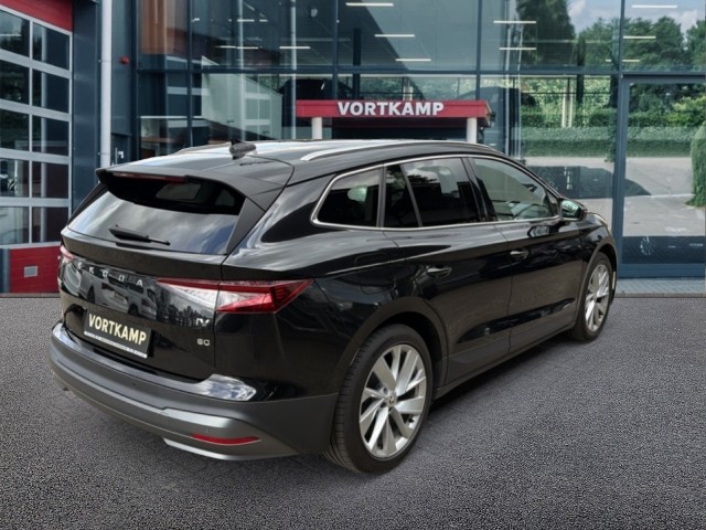 SKODA ENYAQ 80 150KW TREKHAAK/CAMERA/ELEK-KLEP/ACC/LEDER/MEM/STOEL+STUURVERW, Vortkamp Enschede, Enschede