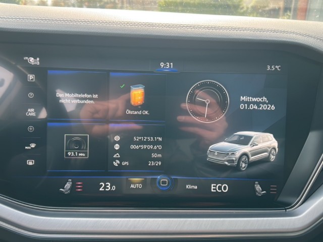 VOLKSWAGEN TOUAREG 3.0 TSI E-HYBRID 4MOTION TREKHAAK/PANO-DAK/ELEK-KLEP/360CAM/LEDER/ACC/STOELVERW, Vortkamp Enschede, Enschede