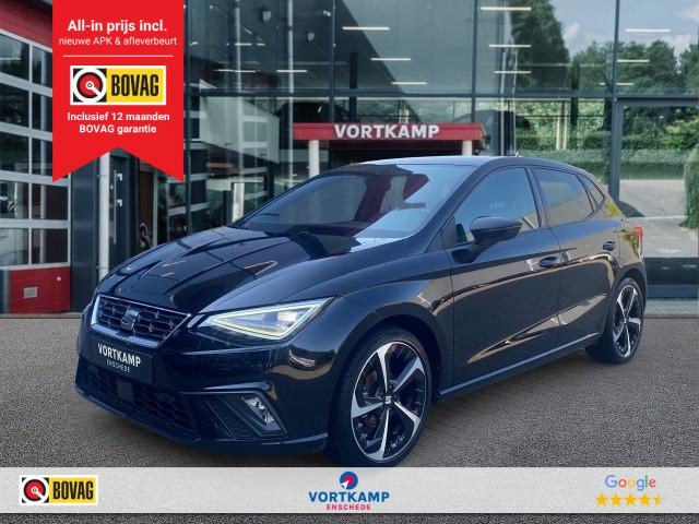 SEAT IBIZA 1.0 TSI FR ALCAN-LEDER/CAMERA/ACC/CLIMA/STOELVERW/CARPLAY, Vortkamp Enschede, Enschede