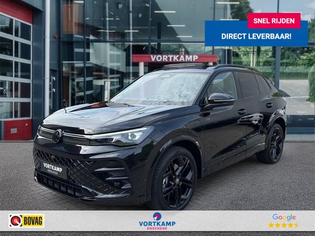 Volkswagen Tiguan - 1.5 TSI eHYBRID R-LINE TREKHAAK/LEDER/PANO-DAK/360-CAM/ELEK-KLEP/ACC/STOELVERW
