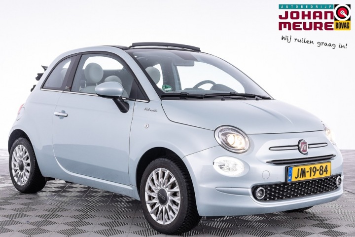 Fiat 500c - 1.0 Hybrid Dolcevita   Half LEDER   AIRCO   VELGEN   PDC