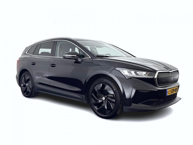 Skoda Enyaq - iV 60 [ 3-Fase-11kW ] {SOH-87%} (INCL-BTW) *LEATHER-FABRIC   FULL-LED   ADAPTIVE-CRUISE   BLINDSPOT   DIGI-COCKPIT   CAMERA   KE