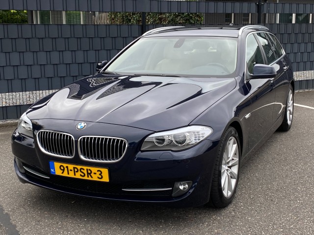 BMW 5-SERIE 523i Touring Aut. Creme leder, NL auto, Kuma Motor Cars BV, Nieuw Vennep
