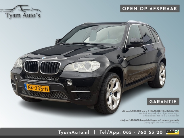 BMW X5 XDRIVE30d BLP HIGH EXE AUTOMAAT / AIRCO NAVI PANO PDC LEER TREKHAAK, Tyam Auto's, Enschede